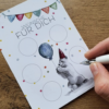 DIY Rubbel-Karten / Glückwunschkarte/ Wünsche für dich – Bild 2