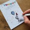 DIY Rubbel-Karten / Glückwunschkarte/ Wünsche für dich – Bild 3